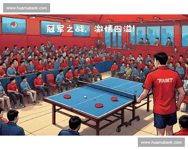 两人乒乓球对决激情四溢 谁能成为这场比赛的最终胜者